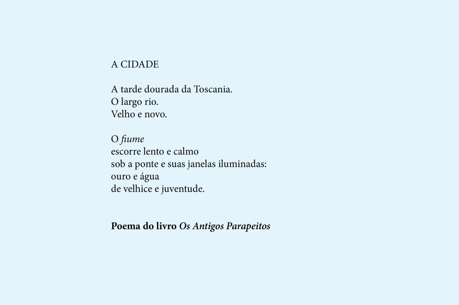A CIDADE