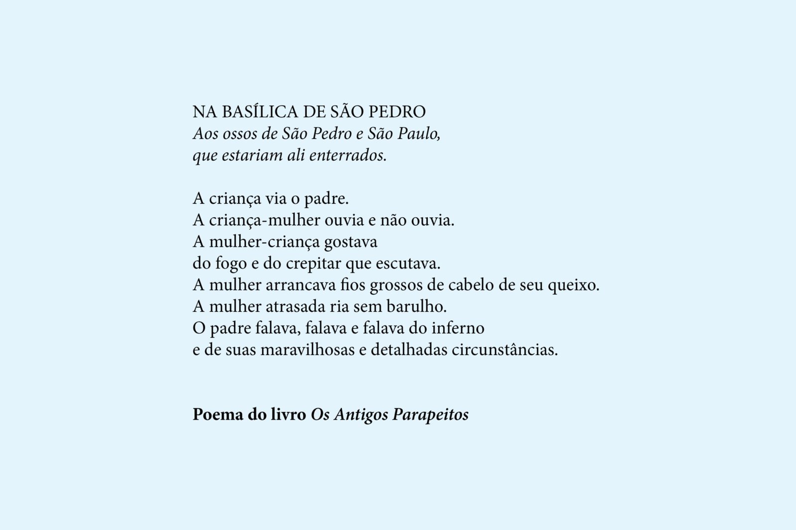 NA BASÍLICA DE SÃO PEDRO